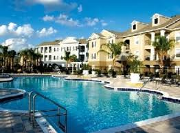 Apartment complex pool